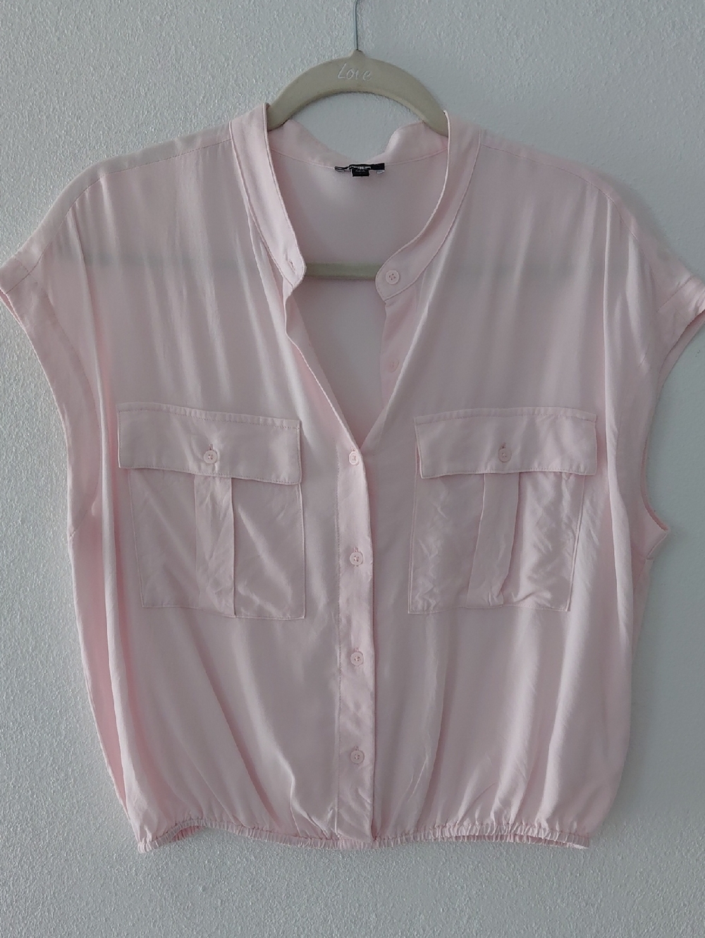 Express Pink Blouse Sz S